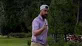 Travis Kelce gets hilarious word of encouragement from golf fan