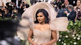 Mindy Kaling Blossoms in Sculptural Gaurav Gupta Dress Inspired by Billowing Flowers at Met Gala 2024