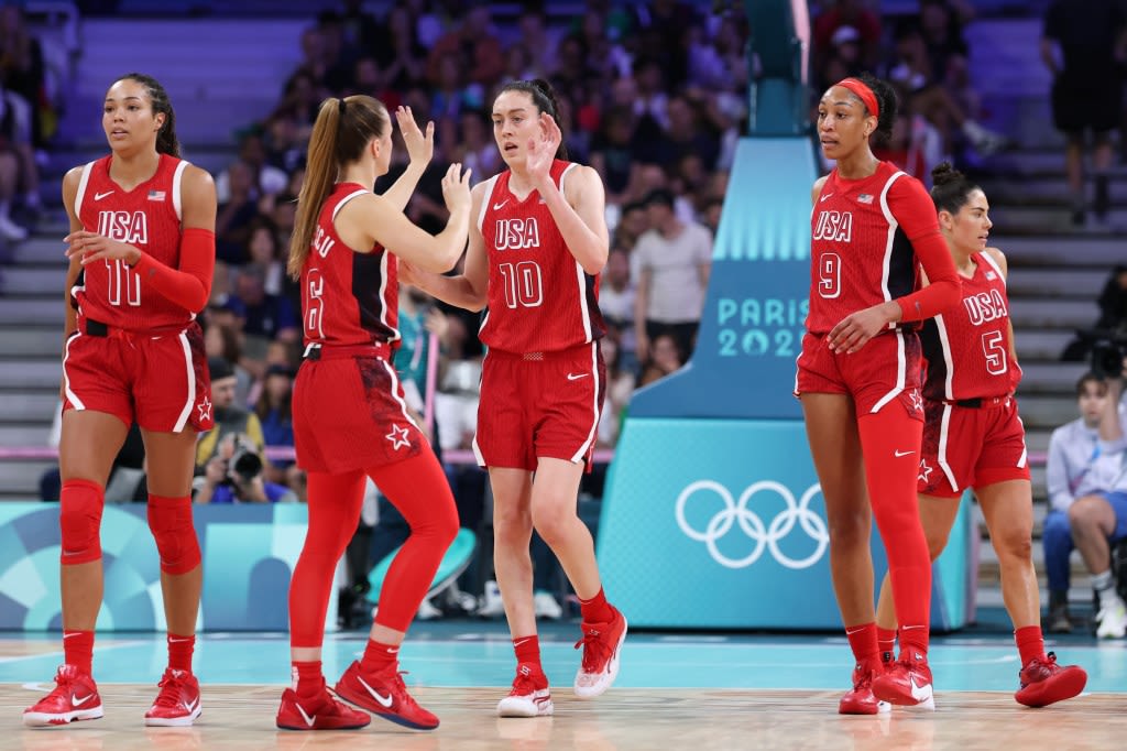 UConn’s Breanna Stewart, Napheesa Collier help Team USA to 87-68 rout of Germany at Paris Olympics