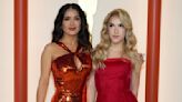 Salma Hayek keeps things red hot in jaw-dropping gown just weeks after admitting she got 'everything' about aging wrong
