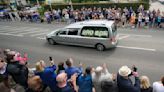 Hundreds of mourners line the streets for Rob Burrow's final farewell | ITV News