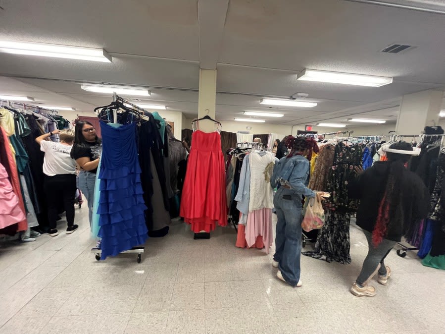 Cinderella story: Garinger High effort gives away free prom dresses