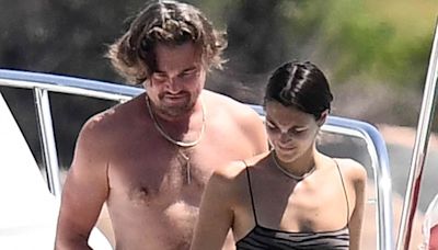 Leonardo DiCaprio and bikini-clad Vittoria Ceretti soak up sun