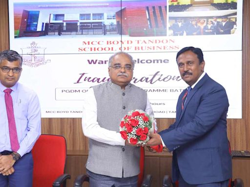 MCC Boyd Tandon B-School inaugurated