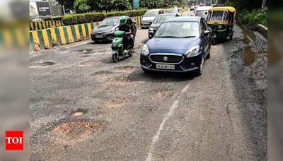 Inspect, Identify & Fix: Noida Starts Repairing Dusty Roads To Lower Pollution | Noida News - Times of India