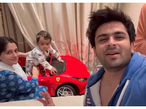 Shoaib Ibrahim reveals how wife Dipika Kakar was left in tears after son Ruhaan's injury; share a sneak peek into Rehan's pre-birthday celebrations - Times of India