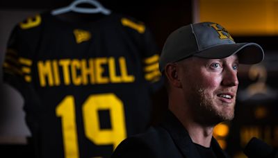 Bo Levi Mitchell is all business ahead of his return to Calgary for the Stampeders' season opener