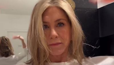 Jennifer Aniston puts on very perky display in a white top for new ad