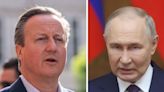 Putin threatens UK targets in Ukraine after 'provocative' David Cameron comments