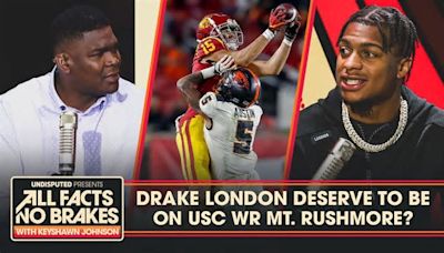 Falcons WR Drake London deserve to be on USC WRs Mt. Rushmore List? | All Facts No Brakes