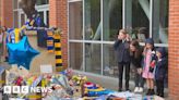 Rob Burrow: Wife and children read Leeds Rhinos stadium tributes