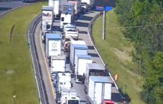 Crash on I-81 South cleared in Roanoke County