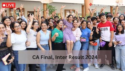 ICAI CA Final, Inter Results 2024 Live Updates: CA May exam result on July 11, when and where to check