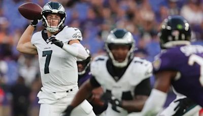 Eagles-Ravens analysis: Jalen Hurts sat as Kenny Pickett started and Jake Elliott’s do-over was the game-winner