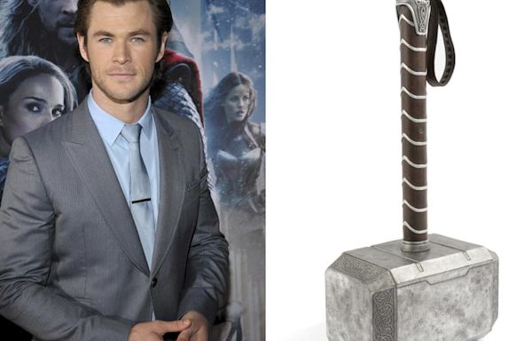 Chris Hemsworth's 'Thor' hammer from 2013 movie up for auction; here's the latest bidding