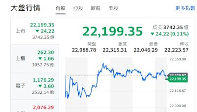 台股收盤》大盤小跌收 分析師：7月台股跌832點 終止月K連5紅