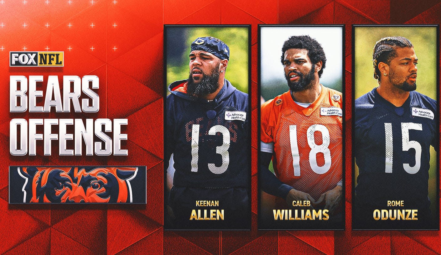 Caleb Williams-led Bears headline NFL's most-improved offenses in 2024