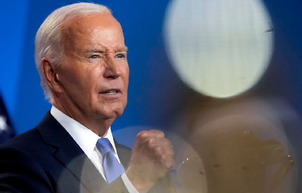 As Biden faces mounting calls to drop out, some prominent progressives, including AOC, are sticking by him