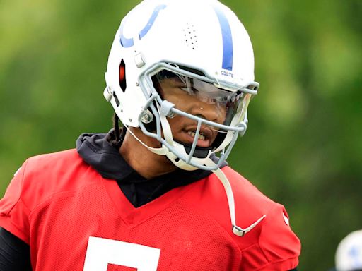 Colts QB Anthony Richardson missed practice with shoulder soreness as a precaution after last season's surgery