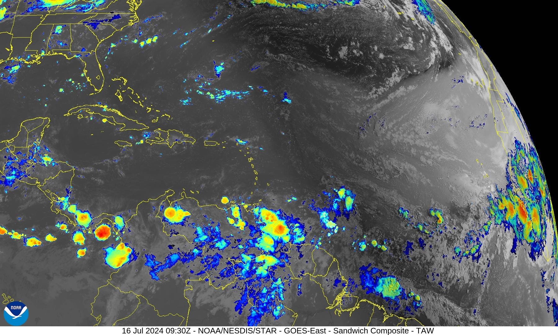 National Hurricane Center forecast remains tame as Saharan dust approaches Florida