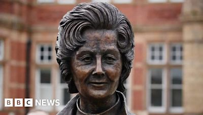 Barbara Castle statue relocated during Blackburn College revamp