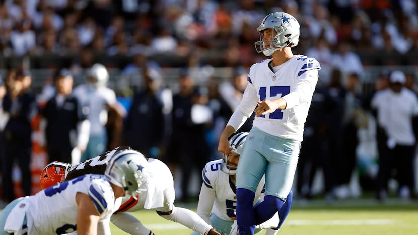 This confusing penalty kept Cowboys kicker Brandon Aubrey from tying an NFL record Sunday