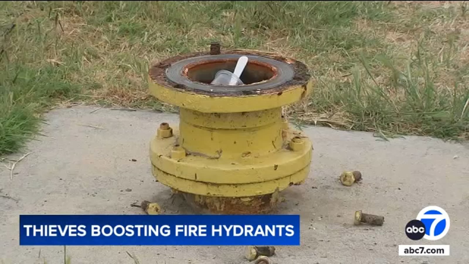 Thieves are now targeting fire hydrants across Los Angeles County