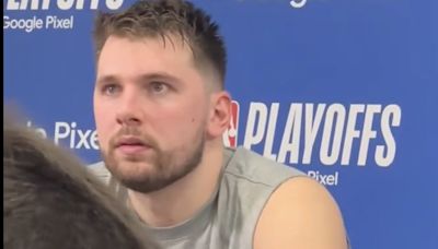 Luka Doncic was interrupted by porn sounds during his press conference