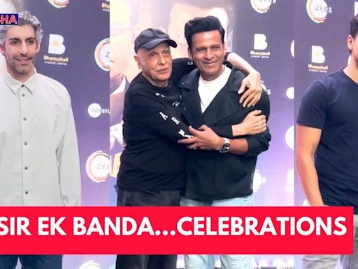 Manoj Bajpayee, Mahesh Bhatt, Ishaan Khatter, Jim Sarb Celebrate 'Sir Ek Bandaa Kaafi Hai' Success - News18