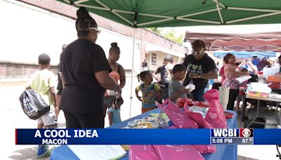 Macon police hold back-to-school giveaway