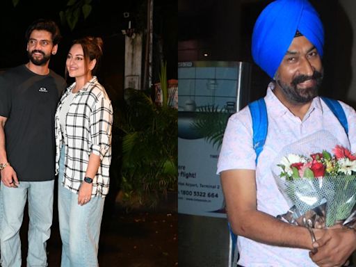 Spotted in the city: Newlyweds Sonakshi Sinha-Zaheer Iqbal, Formerly missing Gurucharan Singh in Mumbai