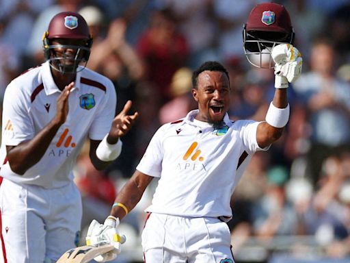 West Indies stage fightback against England after Wood breaks his own record