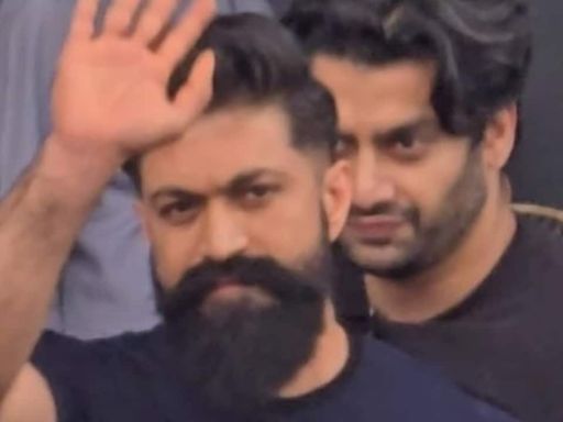 Yash spotted in a new haircut at Mumbai airport for Anant-Radhika wedding - Could it be for Toxic?