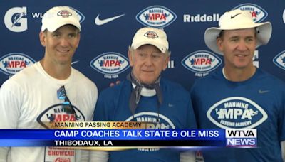 Manning Passing Academy coaches talk about Ole Miss and Mississippi State seasons ahead