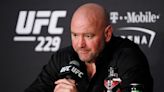 UFC President Dana White seen on video slapping his wife