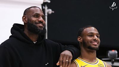 LeBron James sticks with Lakers, Bronny gets rare guaranteed contract