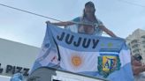 “¡Qué locura hermosa!”: la divertida previa de Sofía Jujuy Jiménez con hinchas argentinos en Miami antes de la final