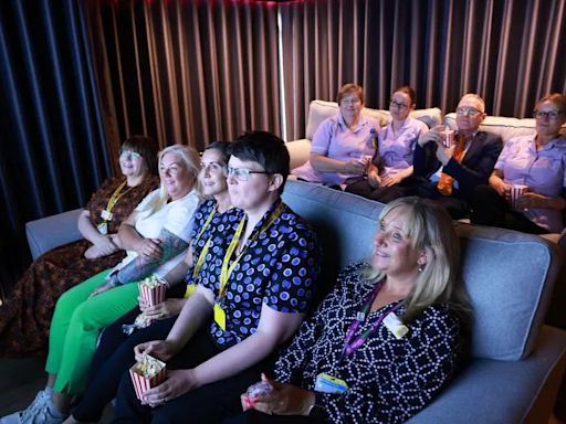 See inside the 'beautiful' new cinema at Newcastle's Marie Curie Hospice