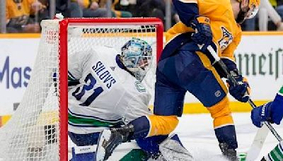 Canucks advance to 2nd round, beating Predators 1-0 in Game 6 on Pius Suter's late goal