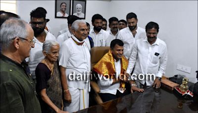 Mangaluru: Dakshina Kannada MP Capt Brijesh Chowta's office inaugurated