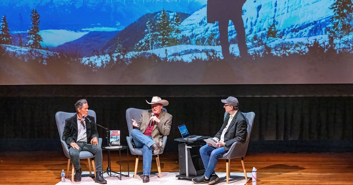 Longmire lives: Craig Johnson launches series' 20th installment in Spokane with friend and actor A Martinez