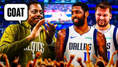 Mavericks' Luka Doncic, Kyrie Irving are 'best offensive duo' ever, Paul Pierce says