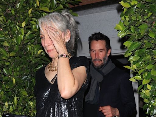 Keanu Reeves’s Girlfriend, Alexandra Grant, Takes a Sequin LBD for a Spin on Date Night