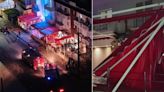 Derrumbe de balcón deja tres heridos en bar de El Vedado
