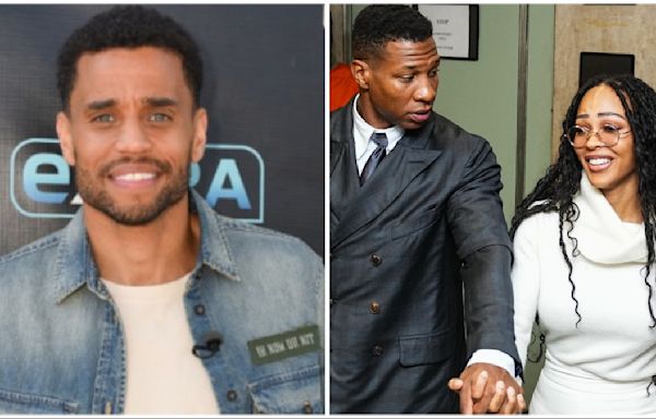 Fans Call Out 'Disrespect' as Michael Ealy's 'Menacing' Embrace of Meagan Good Appears to Have Boyfriend Jonathan Majors Fuming