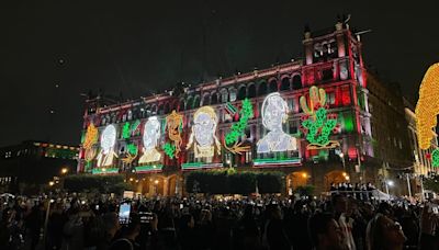 ¡Zócalo de CDMX brilla! Así luce el alumbrado por fiestas patrias 2024 | FOTOS