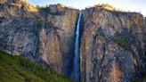 A rare Yosemite waterfall is absolutely 'raging' right now