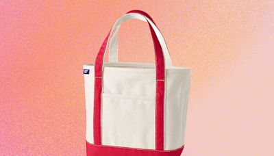 Katie Holmes’ Relatable Style Includes This Lands’ End Tote That's Only $35