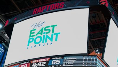 Raptors vs. Pacers halftime show by East Point Convention and Visitors Bureau