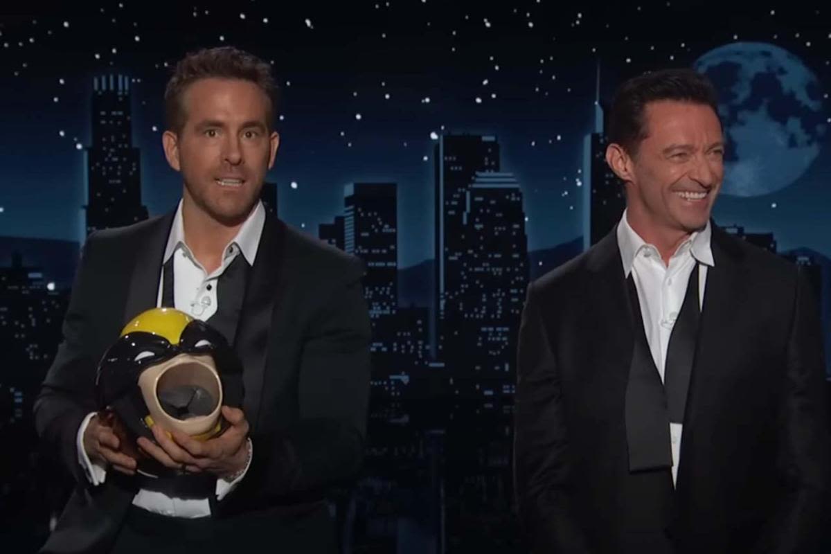 Ryan Reynolds realizes on 'Jimmy Kimmel Live' that 'Deadpool & Wolverine' fans are going to "f***" the popcorn bucket: "That’s a clear invitation"